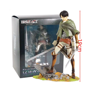 20CM di attacco al titano 1/8 Levi Rivaille Ackerman <span class=keywords><strong>Action</strong></span> PVC da collezione giocattoli per bambini bambola figura Anime - Product Image 5