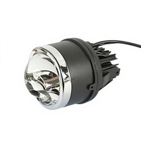 KH05-2 12V Projecteur laser LED double faisceau 3 pouces pour rétrofit automobile, combinaison feux de route/croisement, lentille de phare antibrouillard tricolore 65W