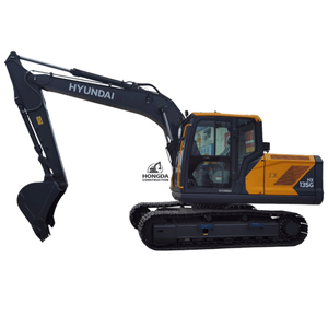 Excavadora de cadenas Hyundai HX135 de 14 toneladas, 100% nueva y de alta calidad, con motor Cummins, bomba Kawasaki y motor Bosch Rexroth - Product Image 1