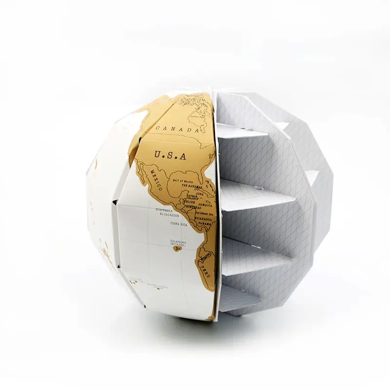 Neue Design Kreative DIY 3D Puzzle Scratch Off World Globe Karte Für Dekorationen Geschenk
