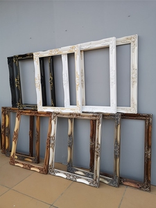 <span class=keywords><strong>Cadre</strong></span> <span class=keywords><strong>Photo</strong></span> Support <span class=keywords><strong>Cadre</strong></span> <span class=keywords><strong>Photo</strong></span> pour Peinture Or Antique Classique Bois <span class=keywords><strong>Baroque</strong></span> Grand Orné En Bois Vintage Argent Personnalisé - Product Image 4
