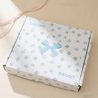 Boîte coulissante personnalisée Becan avec logo, écologique et recyclable, en papier kraft rectangulaire, finition mate ou brillante, fabrication en gros