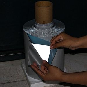 شريط عاكس فضي مرن قابل للكي على القماش فيلم فينيل حراري للطباعة بنفسك - Product Image 4