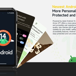 Factory Ulefone Armor 27T Rugged 4G Smartphone 12+256GB FliR Thermal Image <b>Camera</b> Android14 Global Unlocked 10600mAh Cellphone - Product Image 2