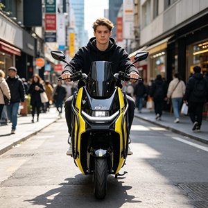 Motocicleta Eléctrica Económica de Alta Calidad, 2000W, 72V, para Desplazamientos Urbanos, 85kmph, para Adultos, de Alta Velocidad - Product Image 6