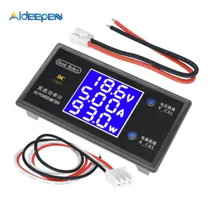 Aideepen-voltímetro Digital LCD, amperímetro de corriente de voltaje, medidor de potencia de voltios, DC 50V 5A 250W