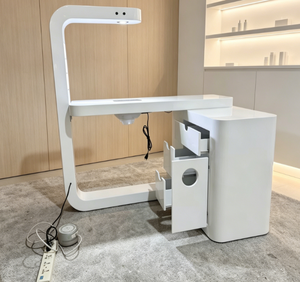 Mesa <span class=keywords><strong>de</strong></span> Manicura con Colector <span class=keywords><strong>de</strong></span> Polvo Incorporado, Luz LED, Cajón <span class=keywords><strong>de</strong></span> Almacenamiento, Estación <span class=keywords><strong>de</strong></span> Trabajo Moderna para Salón <span class=keywords><strong>de</strong></span> Uñas y Spa <span class=keywords><strong>de</strong></span> Belleza para Técnicos <span class=keywords><strong>de</strong></span> Uñas - Product Image 2