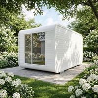 Système d'automatisation de la maison intelligente, énergie solaire intelligente, solution de vie moderne modulaire préfabriquée de luxe, maison mobile Apple Cabin