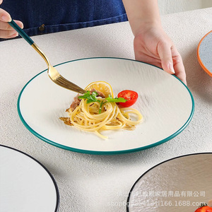 Commercial <b>melamine</b> tableware <b>plates</b>, barbecue <b>plates</b>, bowls and dishes, high-end Japanese <b>plates</b>, Western <b>plates</b>, retro hot - Product Image 2