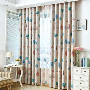 Topfinel Vendita Calda Elegante Camera Dei Bambini <span class=keywords><strong>Tende</strong></span> <span class=keywords><strong>Tende</strong></span> Oscuranti Del Fumetto Design di Albero di Finestra <span class=keywords><strong>Tende</strong></span> per la Camera Dei Bambini Del Bambino Dei Ragazzi Delle Ragazze <span class=keywords><strong>Regalo</strong></span> - Product Image 3