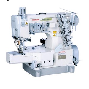 Cylinder Bed Interlock Stitch Sewing Machine Pegasus W600 New 6mm Max. Sewing Thickness