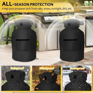 Housse de réservoir de <span class=keywords><strong>propane</strong></span> de 20 lb, imperméable, 100% polyester, pour usage intérieur/extérieur, 13'' x 195'', noire, fabriquée en Chine continentale - Product Image 4