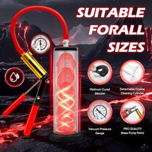 Manuelle <span class=keywords><strong>Penis</strong></span> pumpen mit Metall griff Manometer Sexspielzeug Vergrößert Hahn pumpe mit Zifferblatt Vakuumpumpe zur Erhöhung der <span class=keywords><strong>Penis</strong></span> größe - Product Image 3