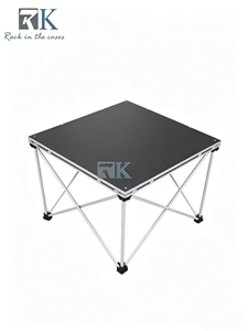 เวทียกพื้นแบบเคลื่อนย้ายได้ ทำจากอลูมิเนียม สำหรับติดตั้งบนพื้น ใช้สำหรับคอนเสิร์ตกลางแจ้ง - Product Image 1