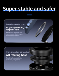 360 graus rotação super forte sucção vácuo celular móvel dobrável stand carro magnético telefone titular - Product Image 4