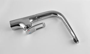 A-grade Brass Hollow Handle Single Hole Rotating Water Outlet Kitchen Faucet Hot and Cold Water Tap - Product Image 5