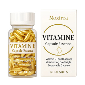 Kapsul Serum <span class=keywords><strong>Vitamin</strong></span> <span class=keywords><strong>E</strong></span> Moxirea Melembapkan dan Menutrisi untuk Perawatan Kulit Wajah - Product Image 1