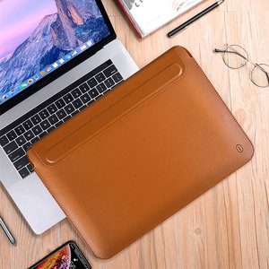 Wiwu Opvouwbare Laptop <span class=keywords><strong>Cases</strong></span> Voor Macbook Pro 14.2 Ipad Air Draagbare Laptop Tas Pu Leather Case Voor Macbook Air 15/16 met Stand - Product Image 1