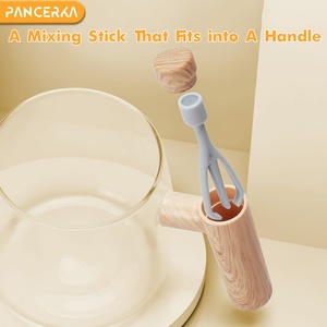 Taza de Café de Vidrio de Borosilicato con Diseño de Madera de Arce, 400 ml, Color Personalizable, Mezcla Automática, Función Frío/Caliente - Product Image 3