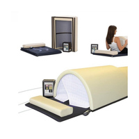 Dôme de sauna infrarouge lointain SN au design moderne, équipement d'hyperthermie avec panneau de commande informatique, en acrylique, pour salle de bain, garantie 1 an