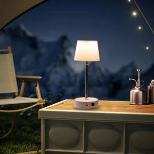 Lampe de chevet pour chambre à coucher, type C, rechargeable, lampe colorée, décoration moderne pour la maison, lumière décorative d'ambiance - Product Image 6