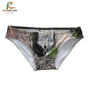 Novo Estilo Mens Swimsuit Animal Design Impresso Homens Nadar Breve Respirável Swim Trunk Shorts Swimwear - Product Image 4