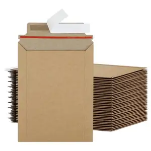 Самоклеящиеся бумажные почтовые пакеты не гнутся картонные конверты для отправки фотодокументов плоские жесткие почтовые пакеты для Cds