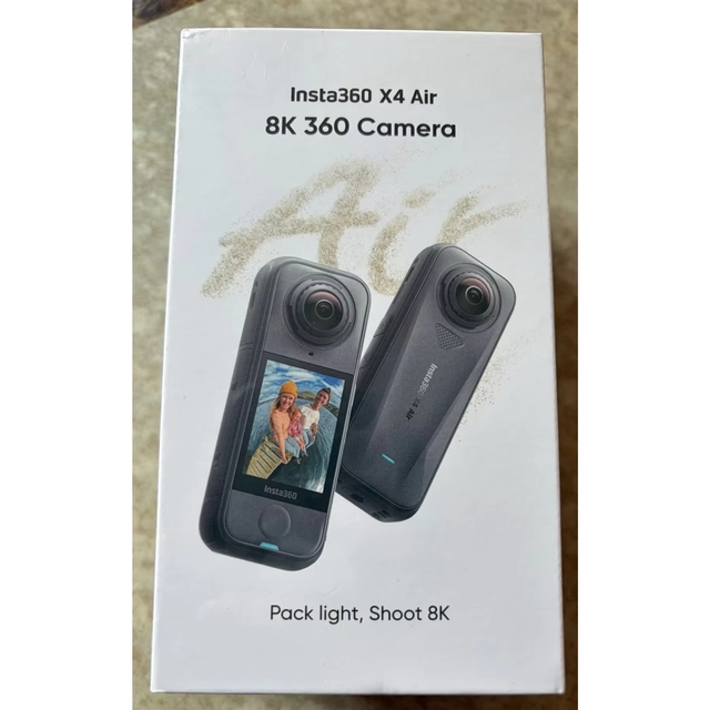 Original for Insta360 X4 Air Bundle 8K 30fps Active HDR Details/Colors in Highlights/Shadows, Superb Stabilization