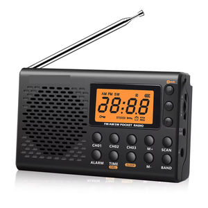 Nueva Radio Portátil AM/FM/SW de Banda Completa con Pantalla Grande y Sonido Estéreo para Uso en Interiores y Exteriores para Personas Mayores - Product Image 2