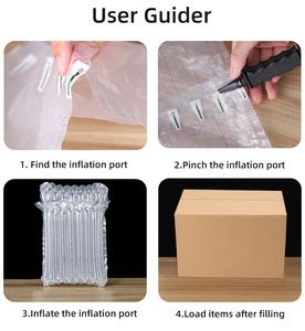 Ventes chaudes Cartouche de toner Durable Emballage gonflable Recyclable Imperméable Coussin en plastique Sac à colonne d'air - Product Image 6