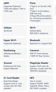 SUNMI CPad Pay Handheld <strong>Barcode</strong> <strong>Scan</strong> Tablet 11 Inch PDA Bank Android 13 Bi-Directional Card Payment NFC Tablet <strong>PC</strong> - Product Image 6