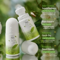 Déodorant anti-transpirant TWG RTS Camellia Roll-on 50ml, contrôle des odeurs, rafraîchissant, non collant, séchage rapide, lissant.