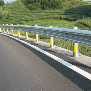 מעקה בטיחות מפלדה לכבישים, מחסום מסוג W, מתכת גלית, הגנה גבוהה לכבישים מהירים, ציפוי חם - Product Image 6