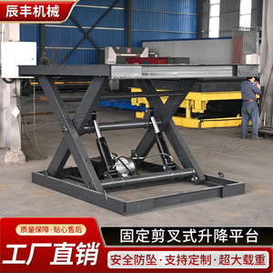 แพลตฟอร์มยกแบบกรรไกร Qilu Chenfeng 2500 มม. ไฟฟ้า สำหรับงานอุตสาหกรรม รับน้ำหนักมาก สำหรับขนถ่ายสินค้า - Product Image 3