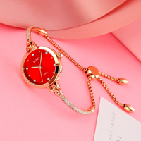 SKMEI 1805 Nouveautés Montre Bracelet Femme Tendance Très Populaire Diamant Haute Qualité Acier Inoxydable et Cuivre Quartz