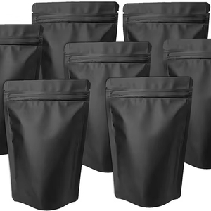 Tùy chỉnh kỹ thuật số in thực phẩm nhôm lá <span class=keywords><strong>Zip</strong></span> khóa cùn kết thúc tốt đẹp lá trà bao bì túi Mylar với cửa sổ rõ ràng - Product Image 1