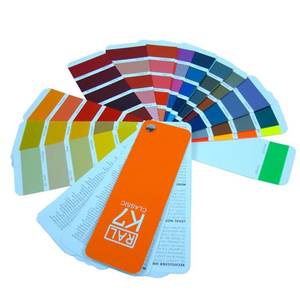 การ์ดสี RAL ต้นฉบับของเยอรมนี มาตรฐานสากล Ral K7 แผนภูมิสีสำหรับสีทา 216 สี การ์ดสี แผนภูมิสี - Product Image 5