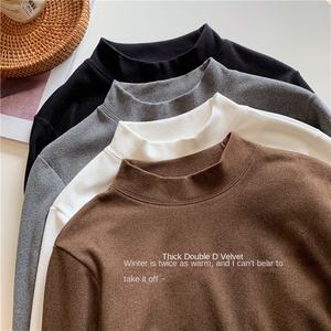 Maglietta <span class=keywords><strong>in</strong></span> <span class=keywords><strong>Velluto</strong></span> e Pile per <span class=keywords><strong>Donna</strong></span>, Tendenza Autunno-Inverno, Ideale per lo Shopping del Weekend - Product Image 2