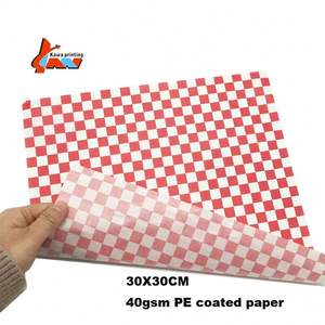 Custom Logo Printing Grease Proof <b>Food</b> <b>Wrapping</b> <b>Paper</b> Hamburger Packaging <b>Paper</b> - Product Image 4
