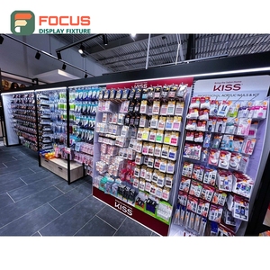 Présentoir de Luxe pour Postiches, Étagère Autoportante, Présentoir de Magasin, Meuble d'Exposition - Product Image 6