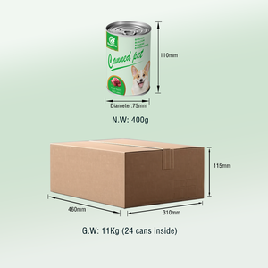 Comida enlatada para perros de varios sabores, 400g, comida para perros a granel, Real deliciosas golosinas para perros de <span class=keywords><strong>pollo</strong></span>, comida enlatada para mascotas OEM/ODM - Product Image 5
