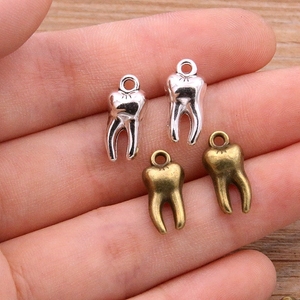 Accesorios de joyería de aleación retro DIY, encanto de diente de Venta caliente de China - Product Image 3