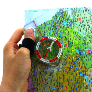 Disegno di insegnamento forte magnetico di alta qualità pollice stile impermeabile bussola con cerchio luminoso - Product Image 6