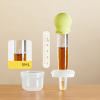 Nouveau-né alimentation orale distributeur de médicaments bébé liquide seringue sucette Silicone Injection compte-gouttes 0-12 mois pour l'alimentation du bébé