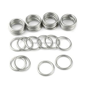 Anillo redondo de Metal soldado para aparejos, acero inoxidable 304/316, diferentes tamaños, 3-10mm, precio de fabricante de China - Product Image 1