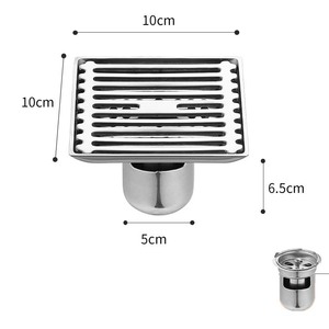 Filtro a cartuccia con guarnizione ad acqua profonda quadrata con trappola per lanugine staccabile Anti-odore a prova di <span class=keywords><strong>scarico</strong></span> della lavatrice - Product Image 5