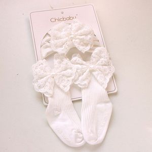 Cappelli da bambino primavera e autunno cappelli da principessa per bambina carina cappelli da casa per neonato Set di calza - Product Image 3