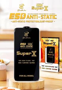 <span class=keywords><strong>Film</strong></span> protecteur d'écran en verre trempé pour Iphone13 14 15 Pro Max Super X verre antistatique grand bord incurvé couverture complète - Product Image 3