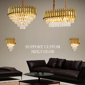 Thiết Kế Văn Phòng Tuyến Tính Trong Nhà Đen Bright Led Lights <span class=keywords><strong>Morano</strong></span> Pha Lê Đèn Trần Đèn Chùm - Product Image 1