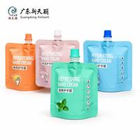 Pochettes souples OEM 50 ml avec bec verseur en plastique pour liquides, crèmes, gels, cosmétiques, shampoings – Idéales pour les voyages